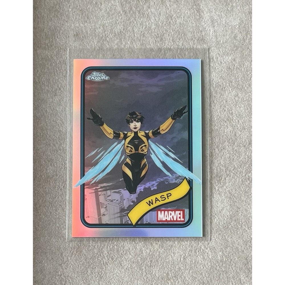 2025 Topps Chrome Marvel Wasp #113 Refractor Base Card‎